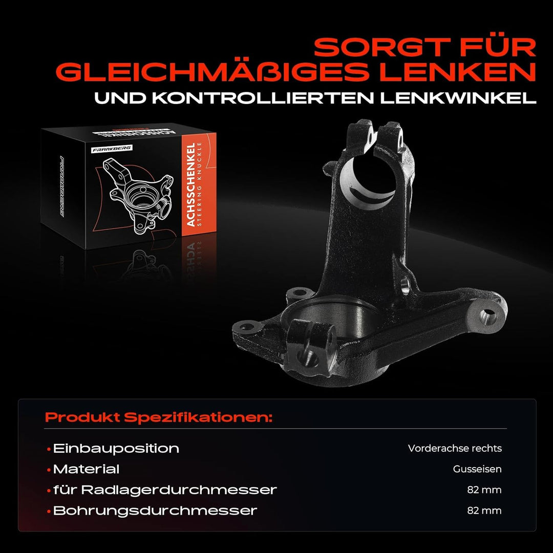 Achsschenkel Radaufhängun Vorne Rechts für 206 CC 2D Schrägheck 2A/C 1999-2008 364757