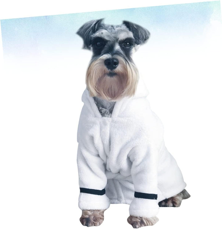 Toddmomy Katzenbademantel mit Kapuze Tier Pyjama Hunde Handtuch Dog Accessories hundehoody Hunderobe