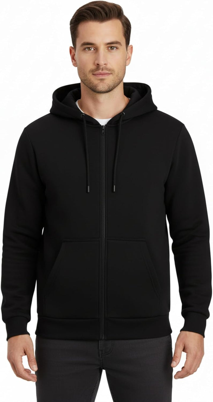 JACK &amp; JONES Jungen Jjebradley Zip Hood Noos Veste Sweat-Shirt L Black (Schwarz), L Black (Schwarz)