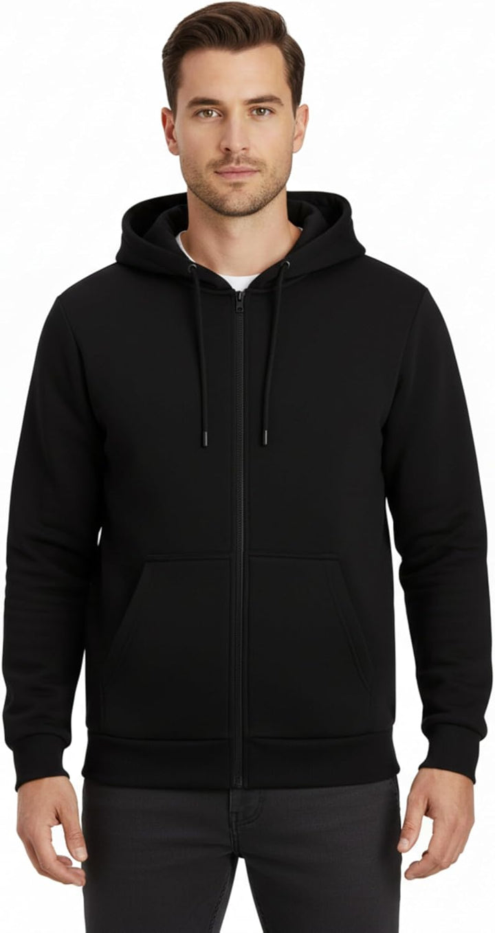 JACK & JONES Jungen Jjebradley Zip Hood Noos Veste Sweat-Shirt M Black (Schwarz), M Black (Schwarz)