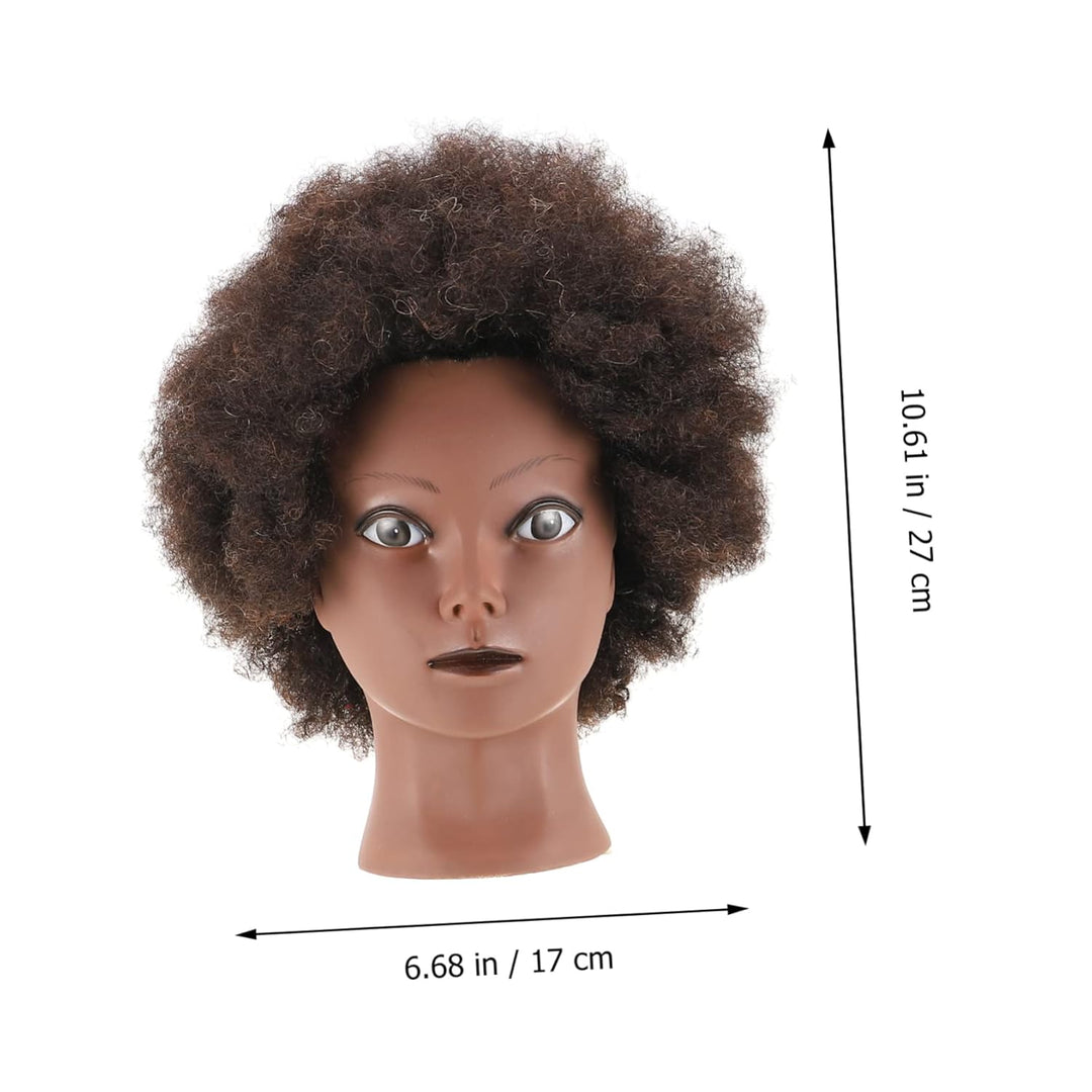 Ipetboom Kurze Haare Perücken 1Stk Kunstkopfmodell aus echtem Haar Kurze haar mannequin kopf Kosmeti