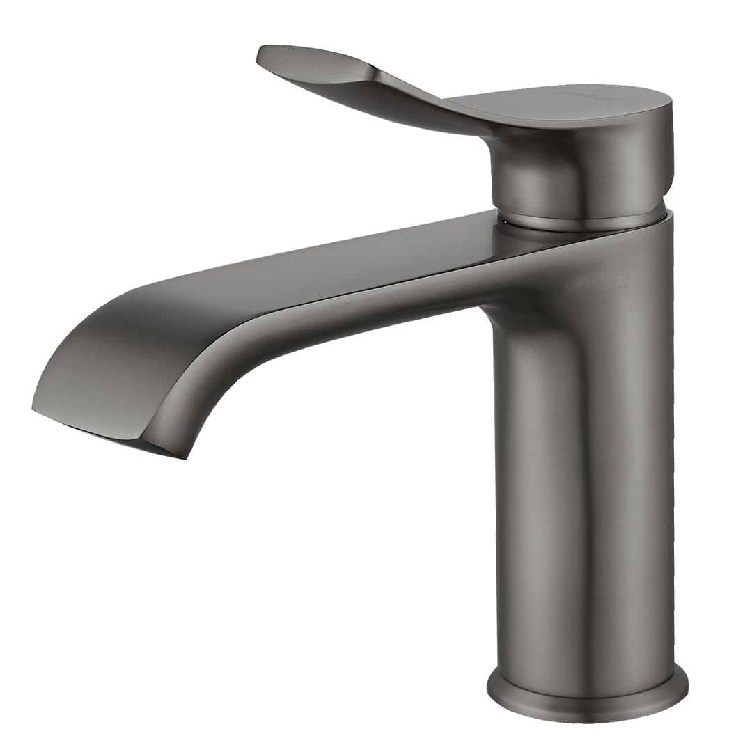 BELZ Wasserhahn Bad, Einhebel Waschtischarmatur mit Ablaufgarnitur, Waschbecken Armaturen, Armatur B