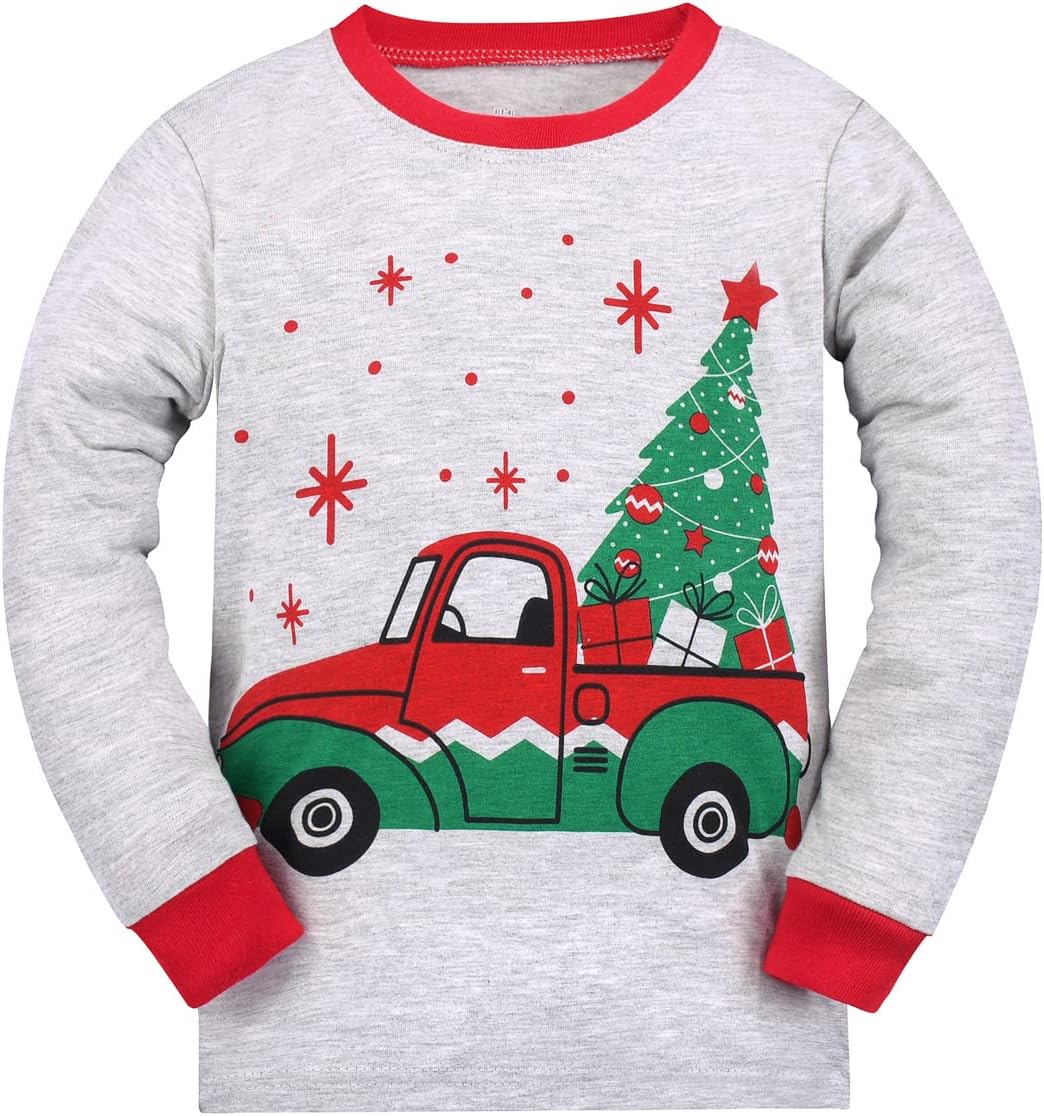 Kinder Weihnachts Schlafanzug Kinder Baumwolle Weihnachten Pyjama Set 3-12 Jahre 9 Jahre Weihnachtsr