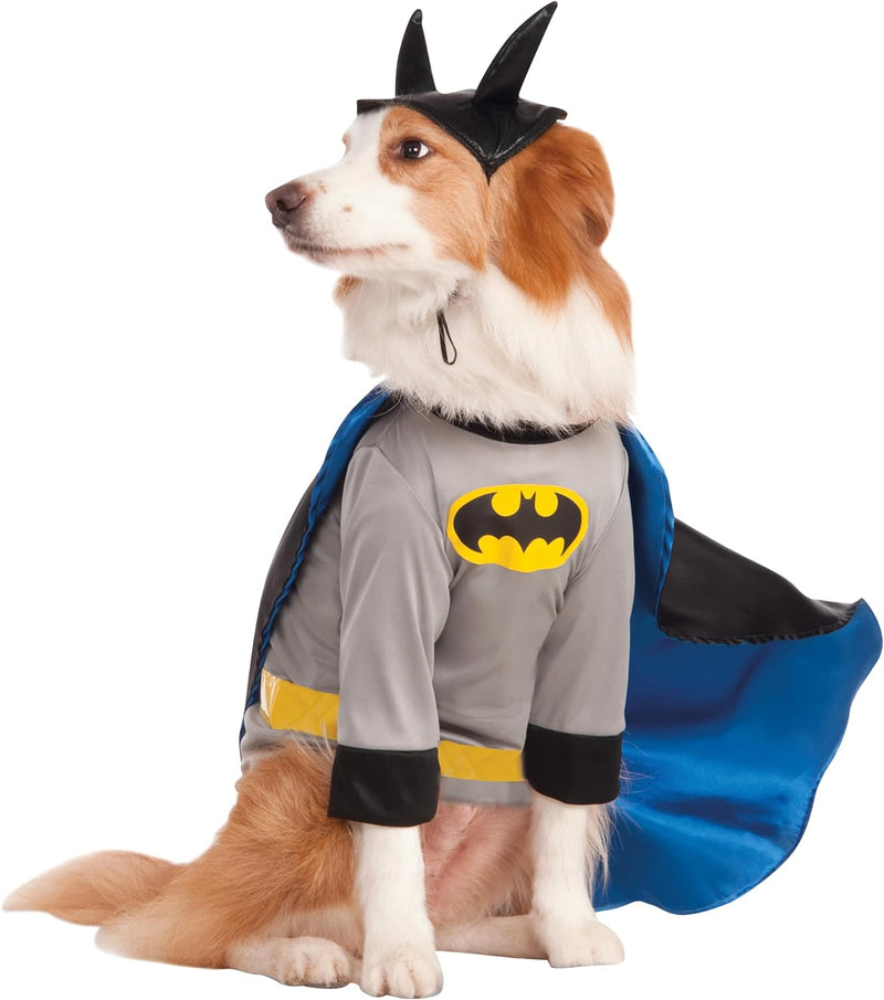 Rubie‘s Official DC Batman-Kostüm für grosse Hunde, Grösse XXL, Hals bis Schwanz 91,5 cm, Brust 81 c