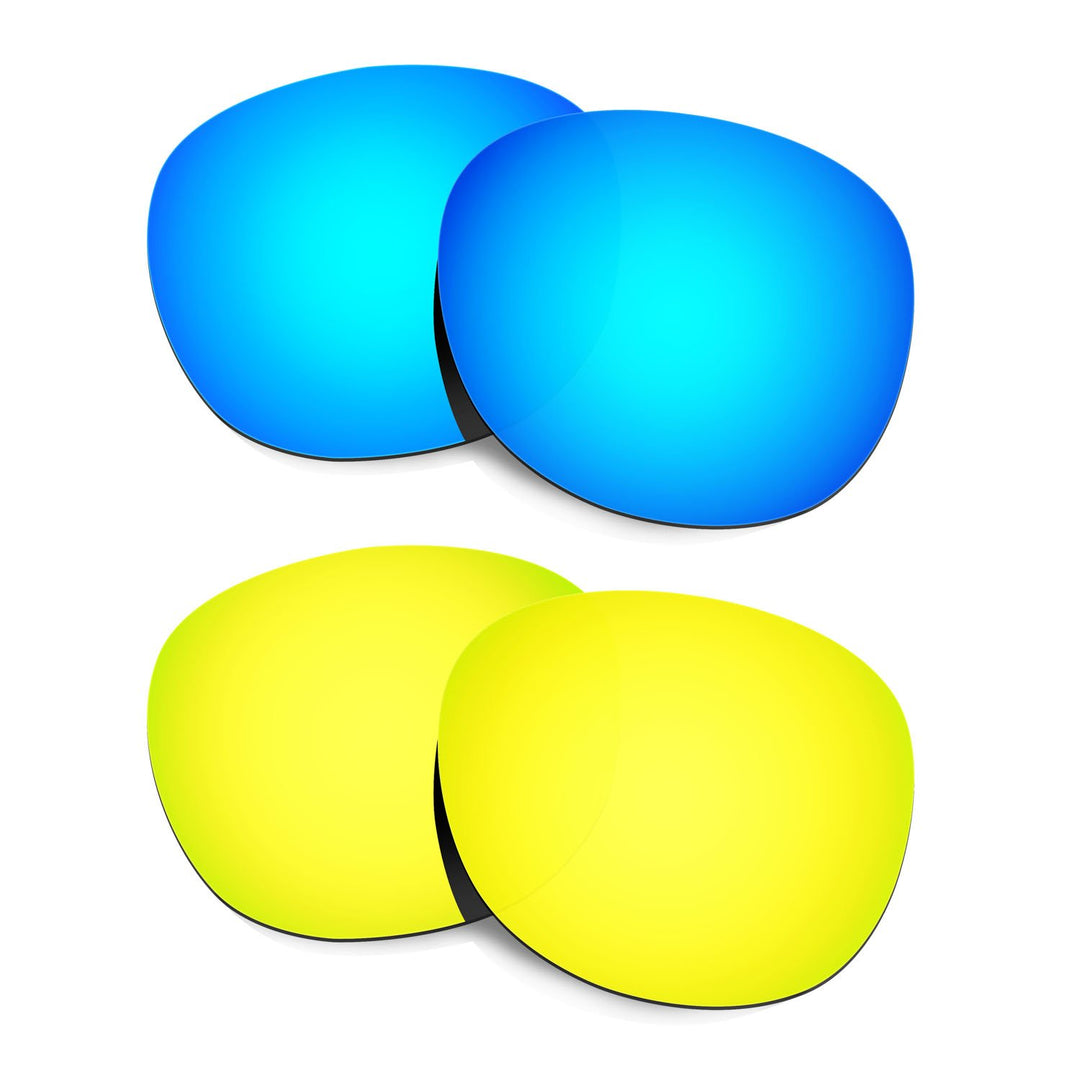 HKUCO Plus Replacement Lenses For Oakley Latch - 2 pair Combo Pack
