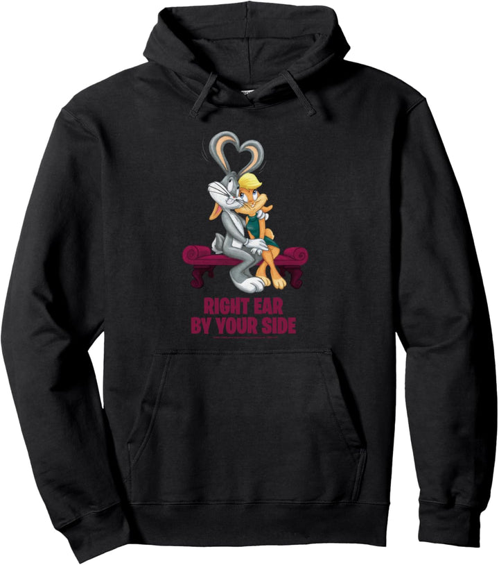 Valentinstag Looney Tunes Bugs and Lola Valentine's Day Cuddle Pullover Hoodie