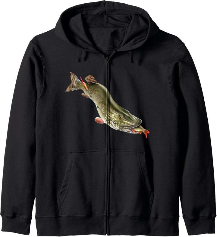 Hecht Angler Kapuzenjacke