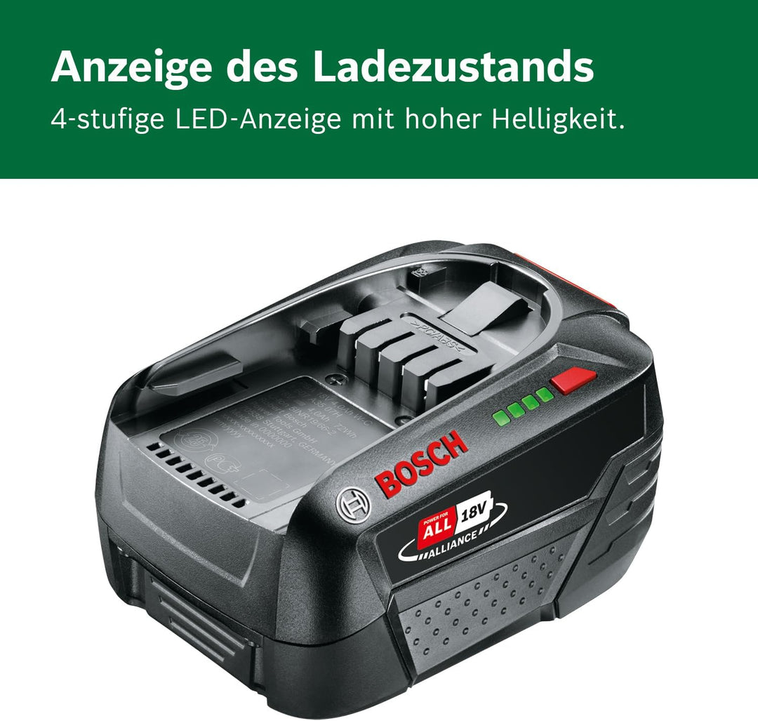 Bosch Akku Pack PBA 18V 6,0Ah W-C (18 Volt System, 6,0Ah Akku, im Karton) 18V 1 Akku 6.0 Ah, 18V 1 A