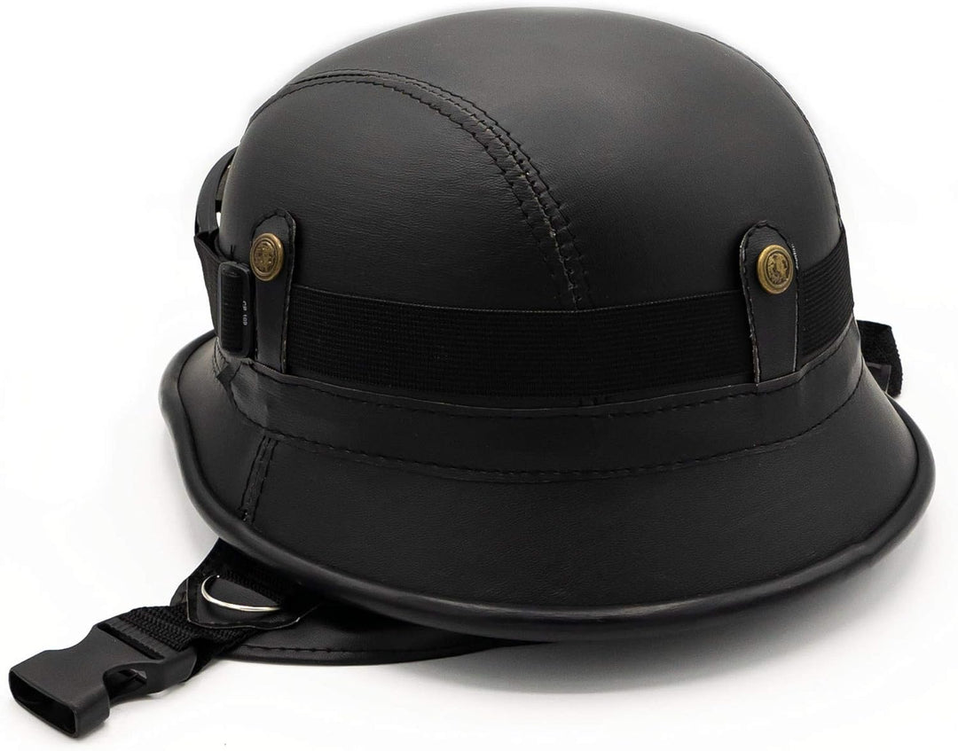 Mienloco Motorrad Jet Helm Harley Chopper Militär Halbschale Biker Mofa Roller Wehrmacht H1