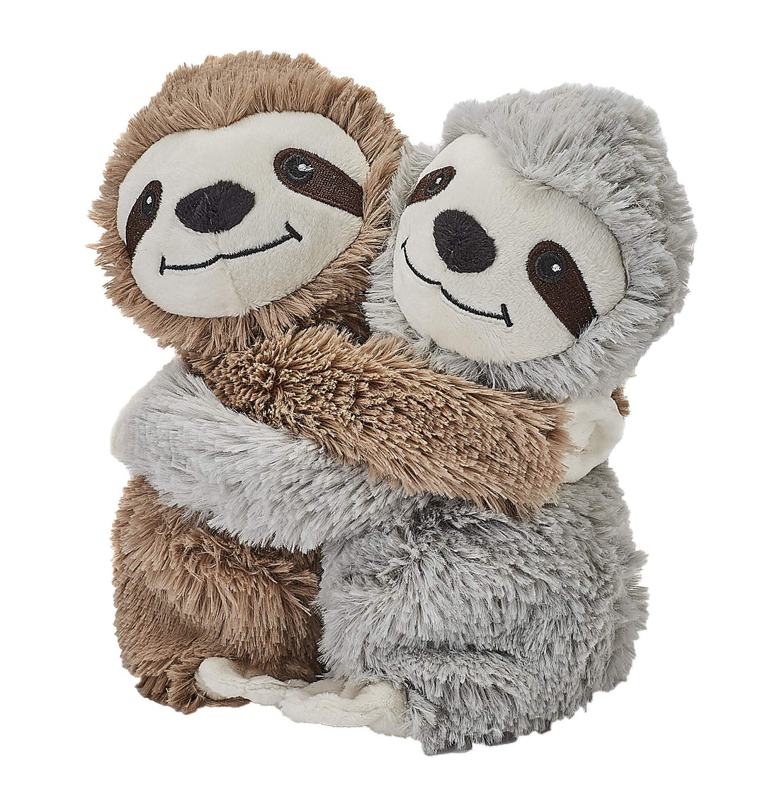 Warmies® Wärmekissen/Stofftier "Kuschelfreunde Faultiere 2er Set" Hirse Lavendelfüllung 16cm 500g Gr