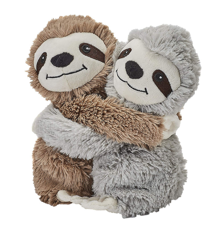 Warmies® Wärmekissen/Stofftier "Kuschelfreunde Faultiere 2er Set" Hirse Lavendelfüllung 16cm 500g Gr