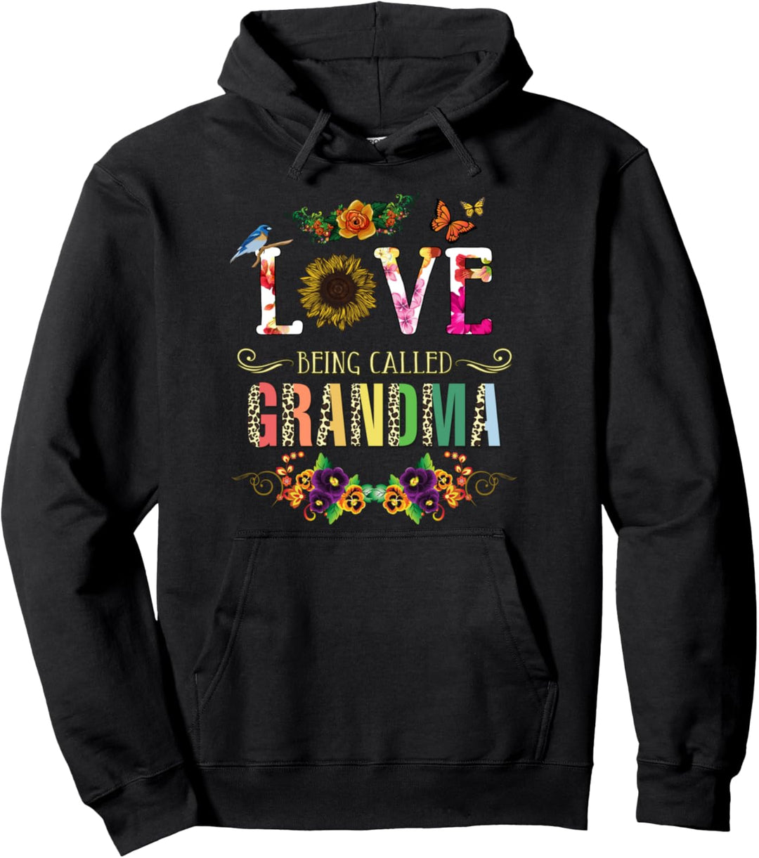 Love Being Called Grandma Gifts From Grandchildren Pullover Hoodie