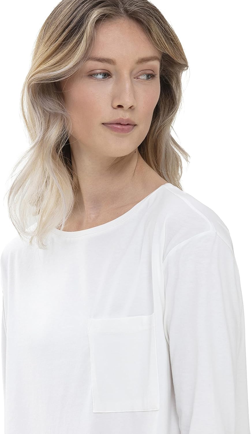 Mey Damen Shirt - Oberteil mit 3/4-Ärmeln - Night2Day Serie Liah - 16110 XS New Secco, XS New Secco