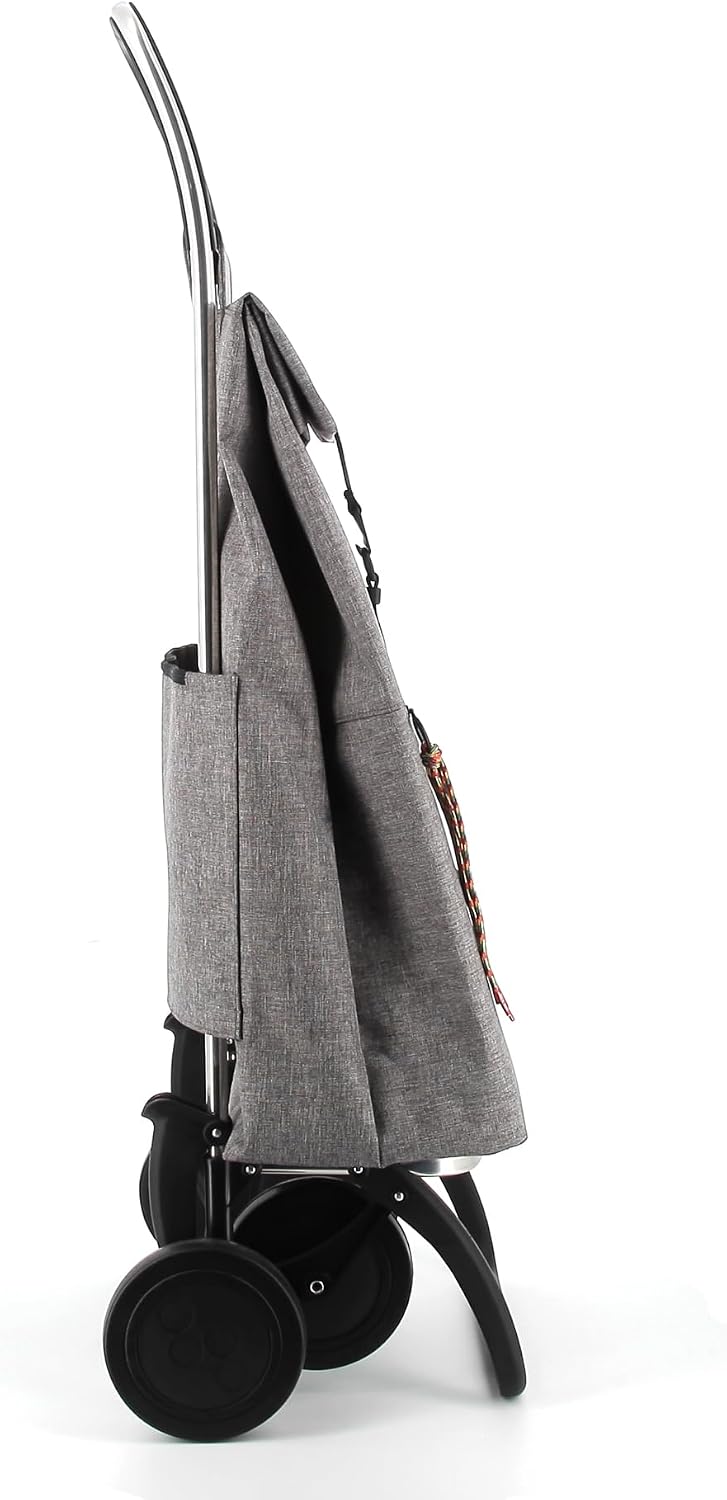 Einkaufstrolley Rolser Big Tweed 4 Räder - Grau 4 Räder Grau, 4 Räder Grau