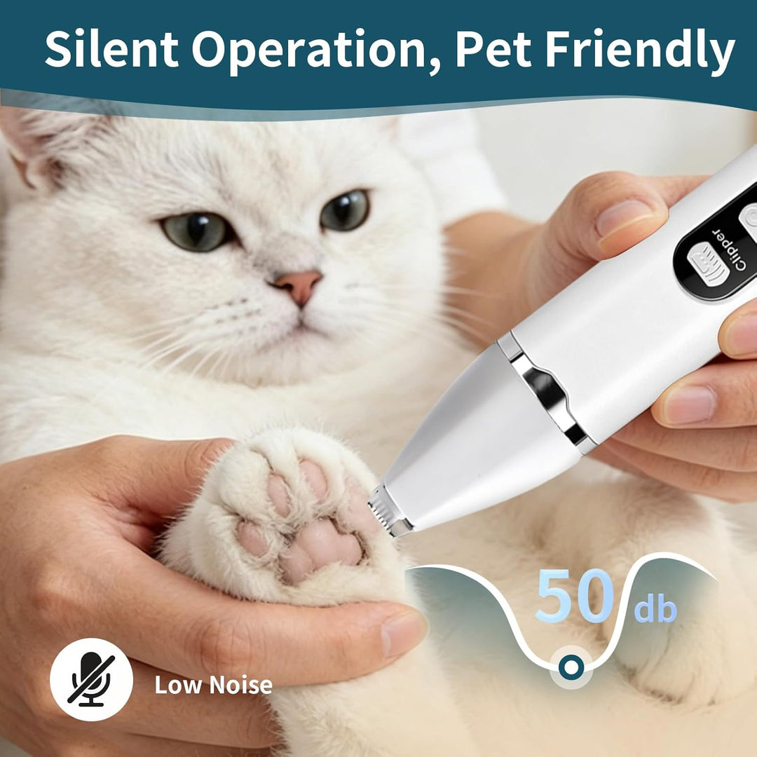 Hundeschermaschine Profi Set, Schermaschine Hund & Katze Leise Tierhaarschneidemaschine, Hundehaarsc