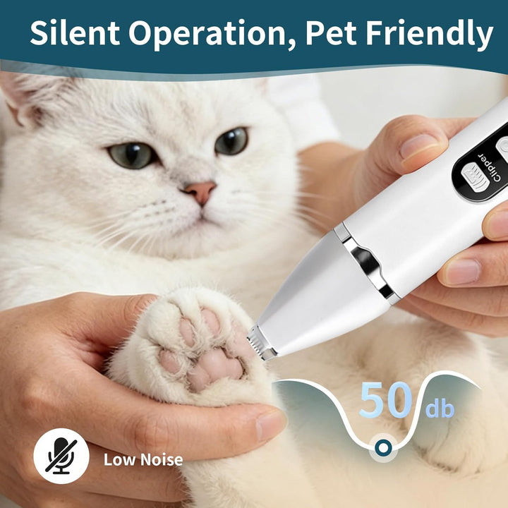 Hundeschermaschine Profi Set, Schermaschine Hund & Katze Leise Tierhaarschneidemaschine, Hundehaarsc