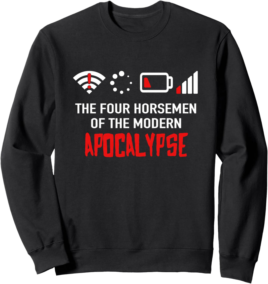 Die vier modernen apokalyptischen Reiter - Problem Nerd Geek Sweatshirt