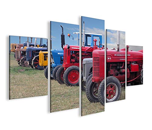 islandburner Bild Bilder auf Leinwand Traktoren MF XXL Poster Leinwandbild Wandbild Art up Your Life
