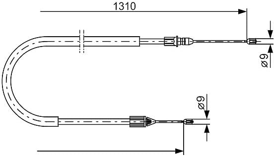 Bosch 1987477777 Bremsseil