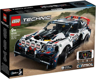 LEGO 42109 Technic Control+ Top-Gear Ralleyauto mit App-Steuerung, Rennauto, ferngesteuertes Auto, S