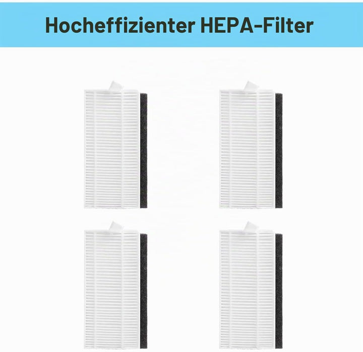 Ersatzteile Kompatibel mit AIRROBO P20 P25 Staubsauger (9 Stück) | Ersatz Zubehör Set beinhaltet 1 W