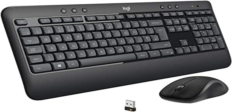 Logitech MK540 Advanced Kabellose Tastatur und Maus Combo für Windows, Italienisches QWERTY-Layout -