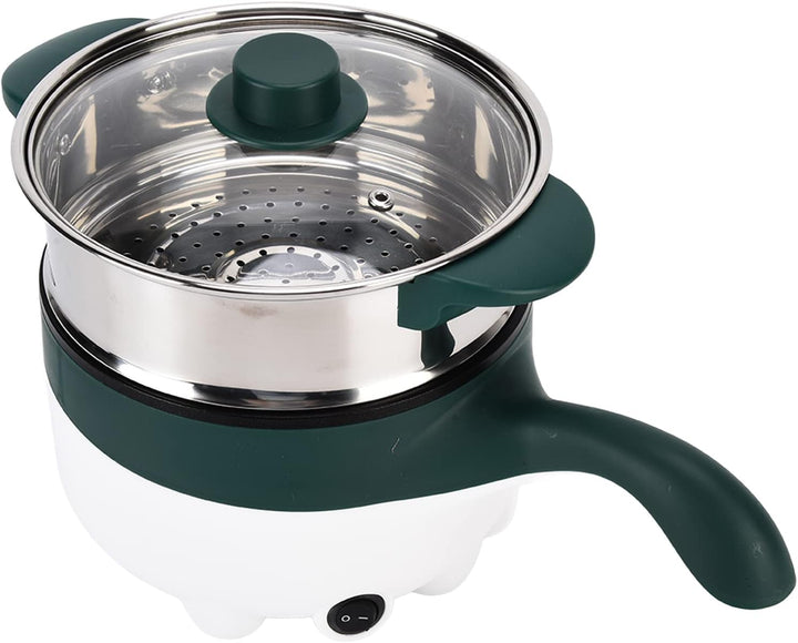 TARSHYRY Elektrischer Hot Pot, 2 L, Edelstahl, Multifunktional, Tragbar, Dampfgarer für Zuhause, Aut