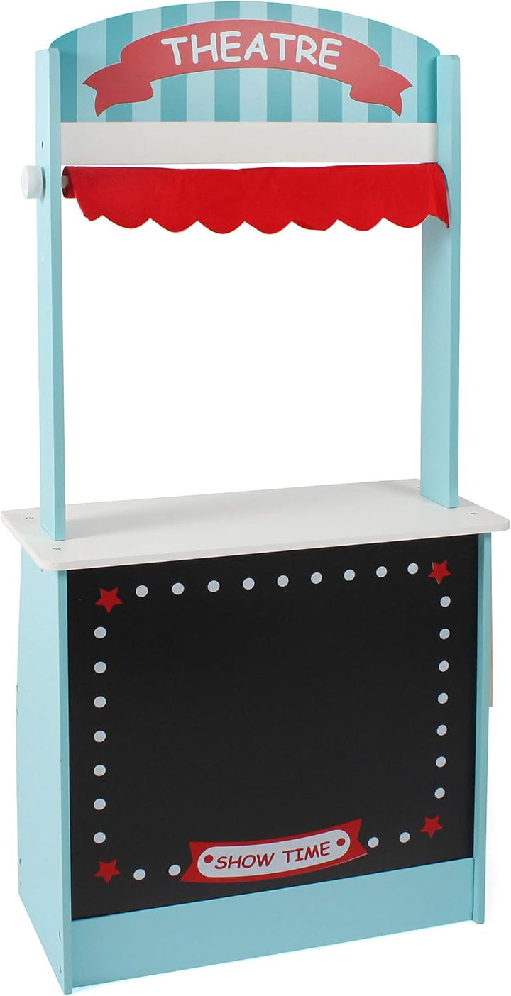 Bayer Chic 2000 2-in-1 Kaufladen &amp; Puppentheater | Holz | Mit Tafel | Multifunktionaler Spielspass: