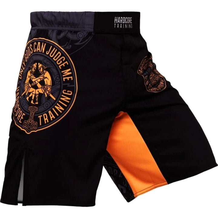 Hardcore Training Fight Shorts Kurze Hose Herren MMA BJJ Grappling Fitness Boxen Muay Thai No Gi XS