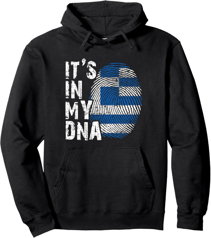 It`s in my DNA Gene Griechenland Grieche Fahne Flagge Pullover Hoodie