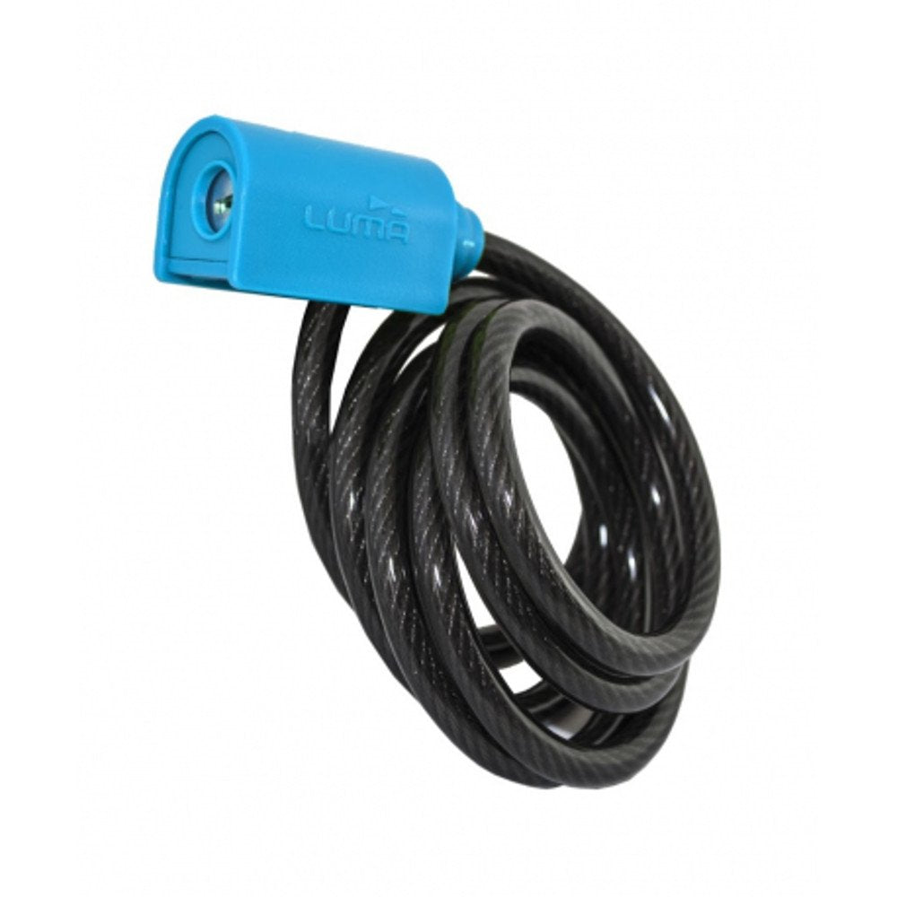 LUMA Enduro 7318 Schloss Kabel, Unisex Erwachsene, Unisex – Erwachsene, Enduro 7318 8 mm/185 cm Blau