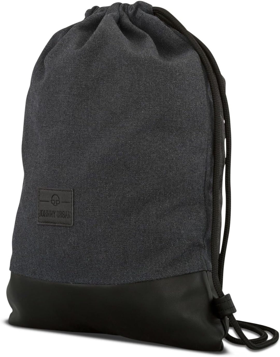 Johnny Urban Turnbeutel Damen &amp; Herren Schwarz - Luke - Beutel Rucksack mit Kordelzug - Baumwoll Can