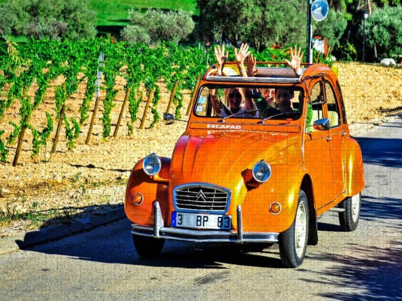 CALVENDO Puzzle Citroën 2CV - die Ente - 1000 Teile Foto-Puzzle für glückliche Stunden, 1000 Teile