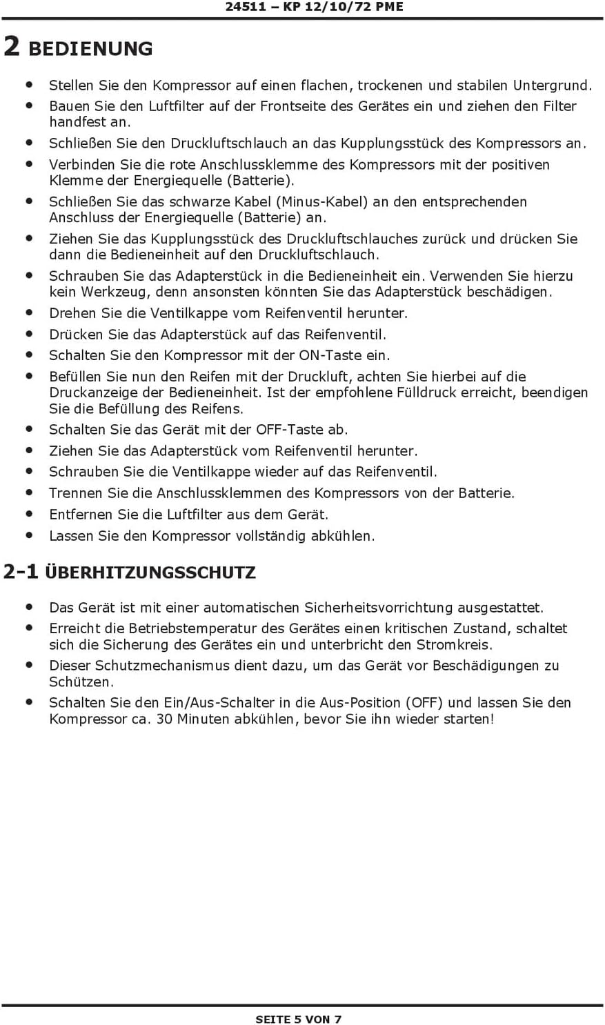 12 Volt Mobiler Kompressor mit Zubehör Tasche Reifenfüller Spiralschlauch usw.