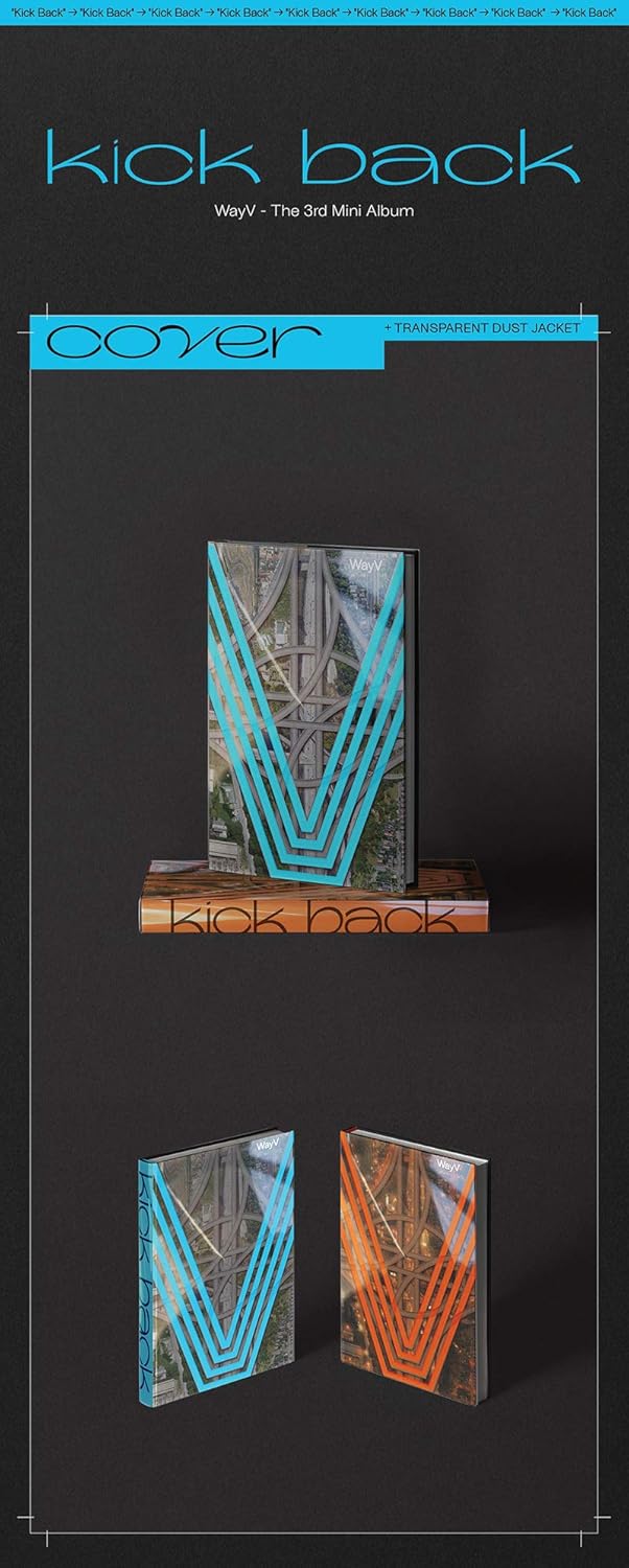 SM ENTERTAINMENT WayV – Kick Back (3. Mini-Album) Album + On Pack Poster + Extra Photocards Set (Hit