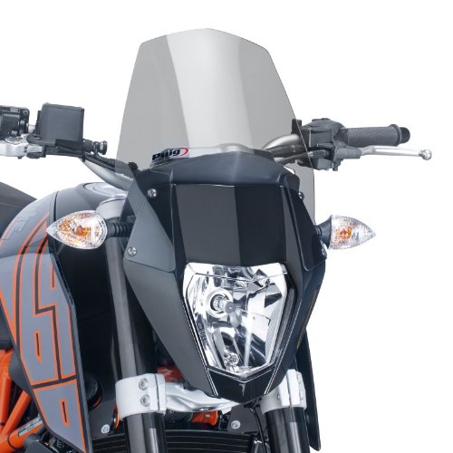 Nakedbike-Scheibe kompatibel für KTM 690 Duke/R 12-19 rauchgrau Puig NG Sport
