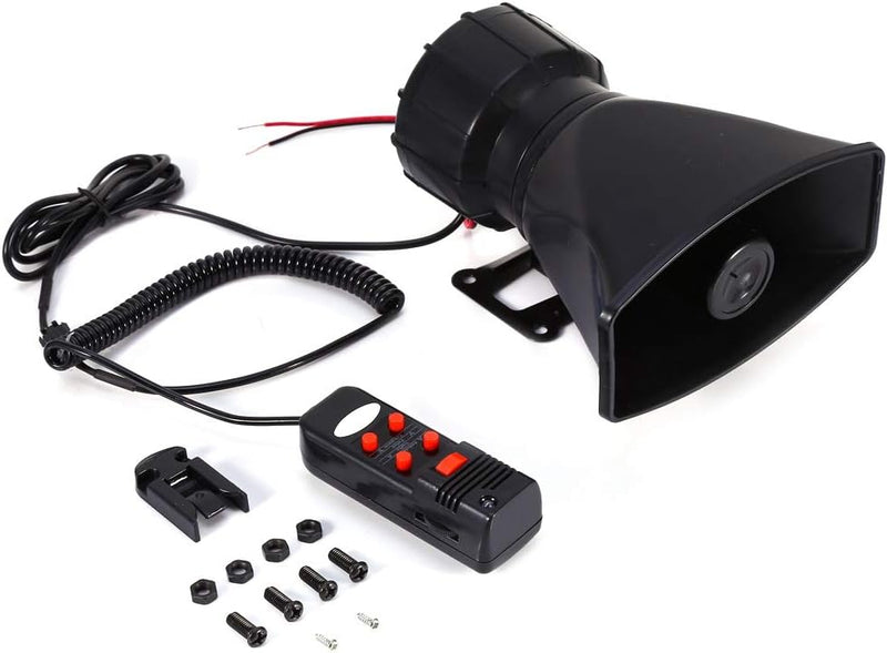 Auto Megafon 12V - 5-Sound Auto Laut Horn Ton 300Db 12V Sirene Mikrofon Auto Van Lkw Megaphone Laut