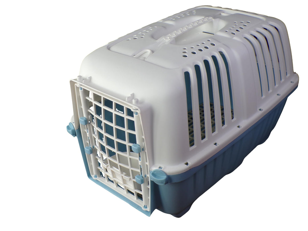 Lanco – Transportbox für kleine Hunde und Katzen. Tragbarer und atmungsaktiver Kunststoff. Haustiere