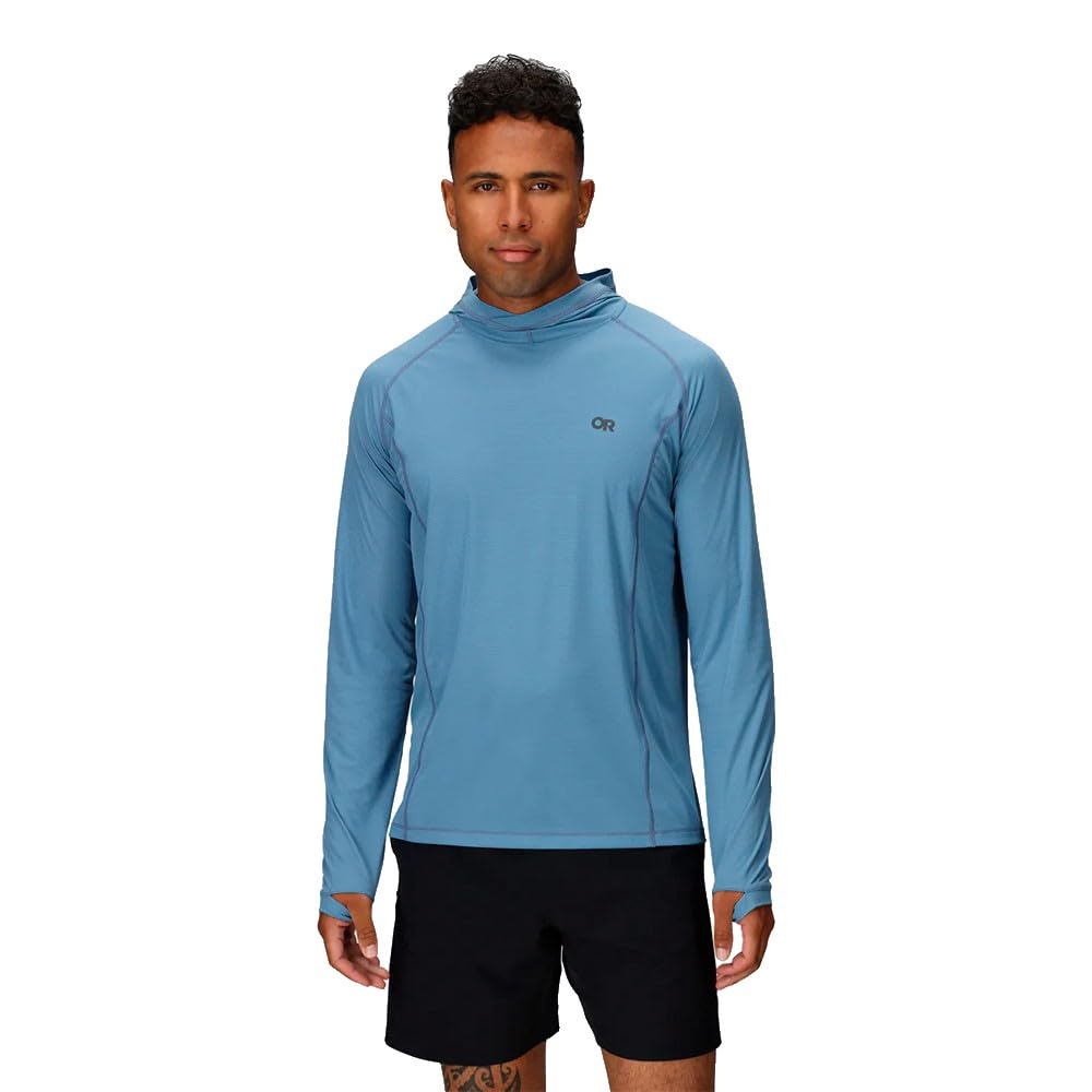 Outdoor Research Men's Echo Hoodie – Quick Drying Active Hooded Sweatshirt XXL Olympic, XXL Olympic