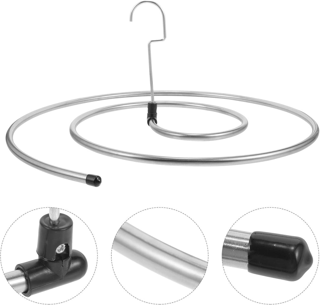 SEWACC 2 Stück Spiral-wäscheständer, Wäscheständer aus Edelstahl, Platzsparender für Bettwäsche, Dec