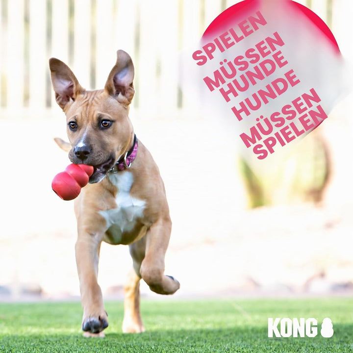 KONG Extreme Goodie Bone - Langlebiger Hundeknochen aus Naturkautschuk für Hunde mit starkem Biss -