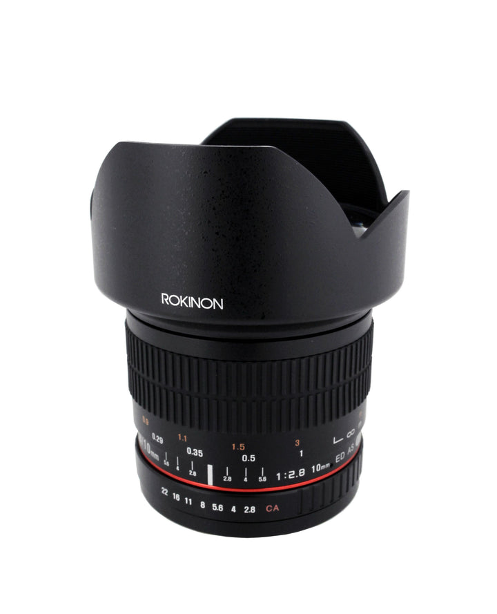 Rokinon 10 mm F2.8 ED AS NCS CS Ultra-Weitwinkelobjektiv Canon EF-S Typ für Canon Digital SLR Kamera