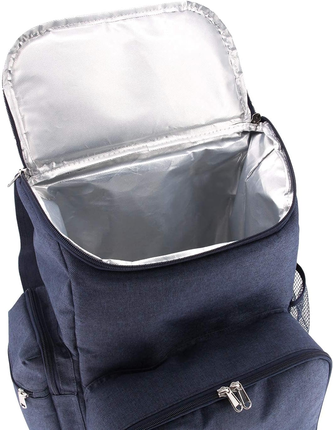 Les Jardins de la Comtesse Picknick-Rucksack, für 4 Personen, Blau, komplett mit Thermofach, robust