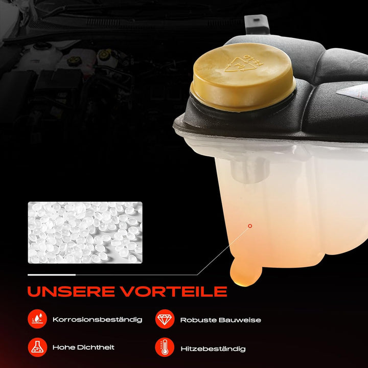Frankberg Ausgleichsbehälter Kühlmittel Ohne Sensor und Deckel für R-Klasse W251 V251 R280 R300 R320