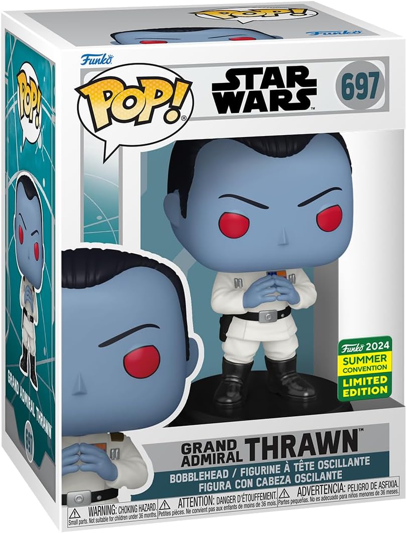 Funko Pop Grand Admiral Thrawn Star Wars 2024 Summer Convention Limited Edition 697