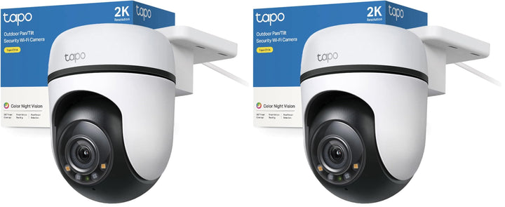 Tapo C51A 2K WLAN Überwachungskamera Aussen, 360° Schwenk-/Neige, Vollfarbige Nachtsicht, Personener