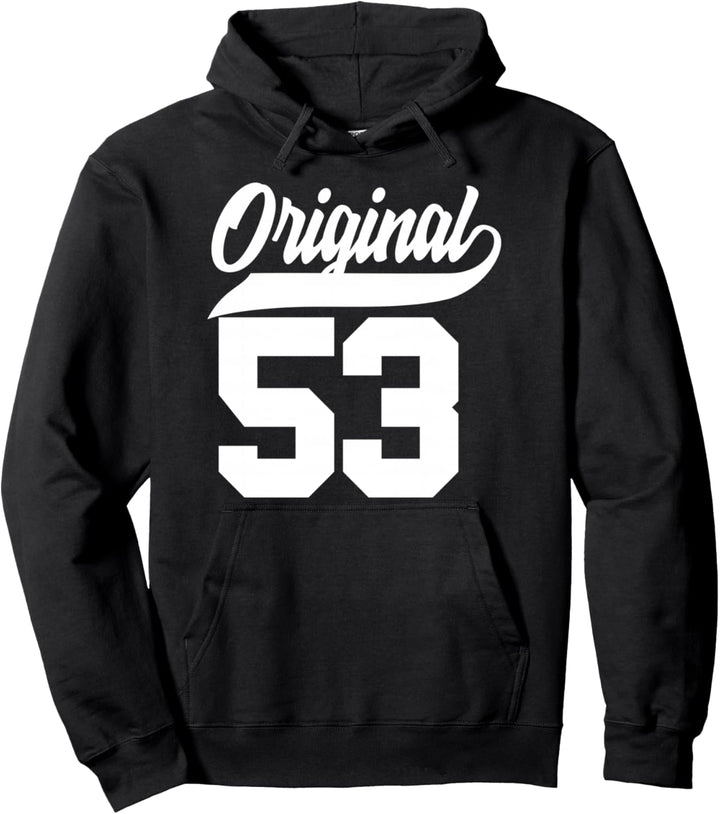70.Geburtstag Geschenk Mann Frau Original Jahrgang 1953 Pullover Hoodie