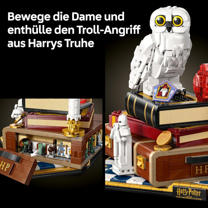 LEGO Harry Potter Stein der Weisen - Sammleredition - DIY Deko - Modellbau mit Miniatur Filmszenen -