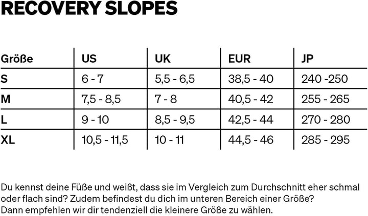 Blackroll® - Recovery Slopes Large Schwarz, Large Schwarz