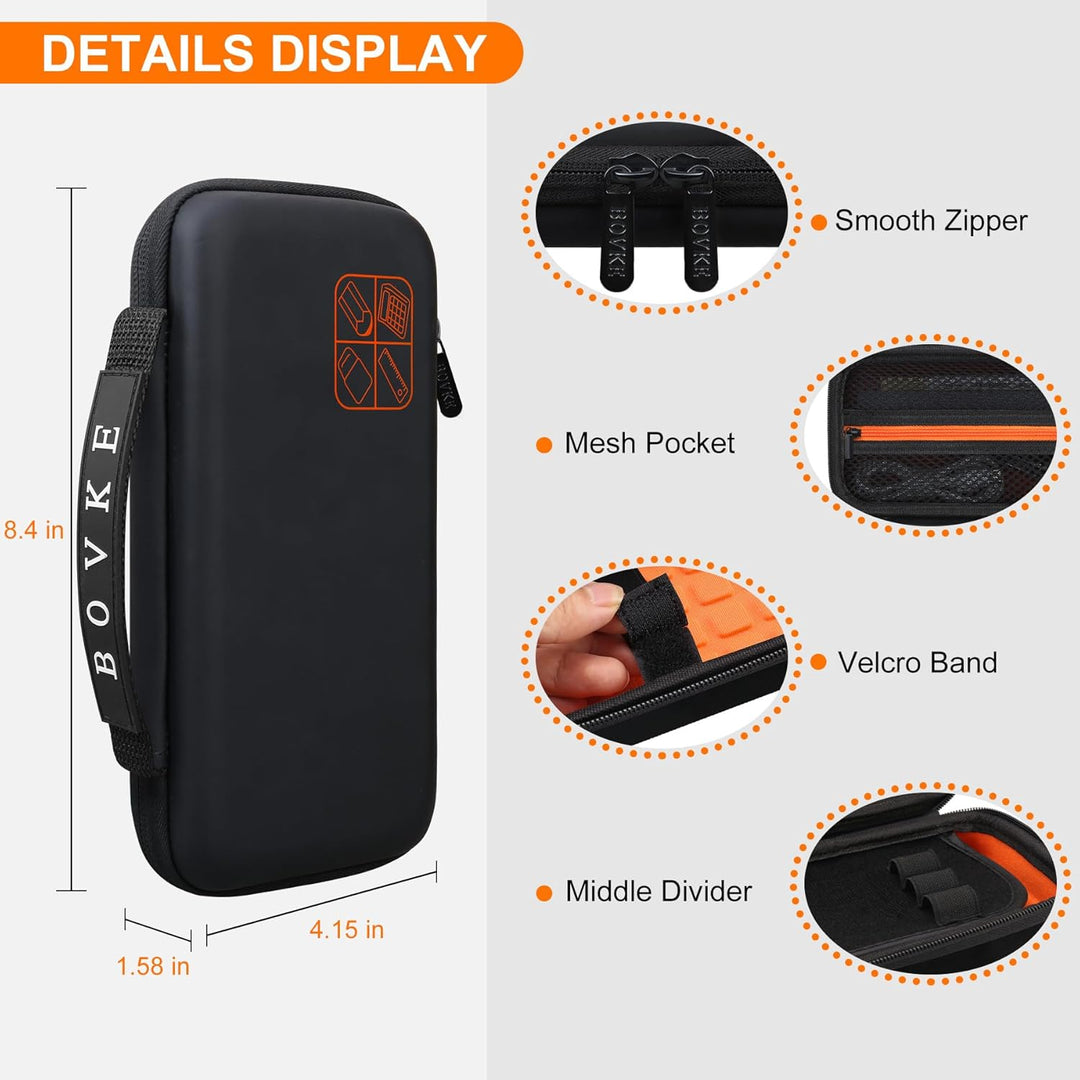 BOVKE Hard PU Graphing Calculator Carrying Case für Texas Instruments TI-30XS Multiview/TI-34 Multiv
